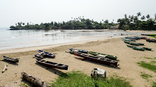 Beach next to Roça Água-Izé