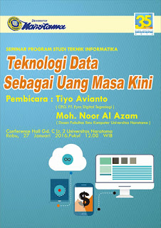 Seminar, Teknologi Data sebagai Uang Masa Kini 
