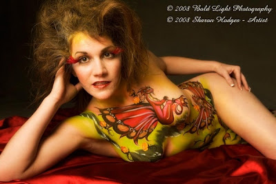 Stunning Full Body Paint Art