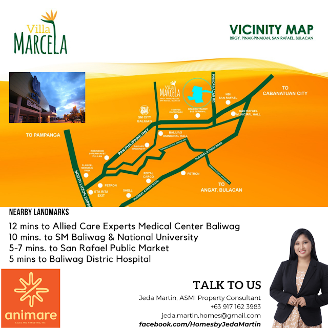 Villa Marcela Vicinity Map