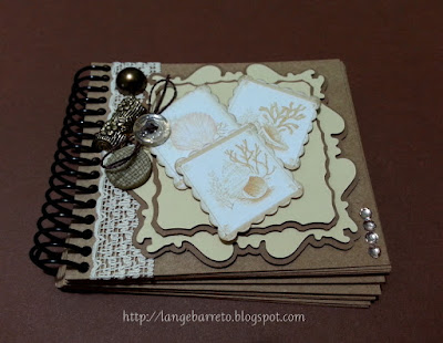 Mini álbuns scrapbook