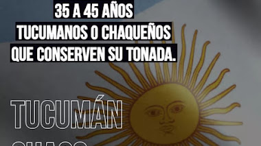 CASTING ARGENTINA: Se buscan ACTORES y ACTRICES de 35 a 45 años TUCUMAN@S o CHAQUEÑ@S que conserven su tonada