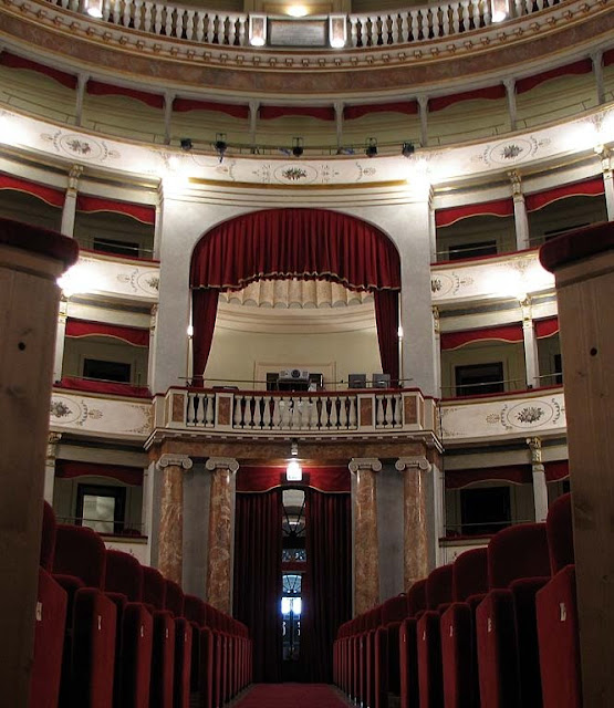 Inside the Goldoni Theater, Livorno