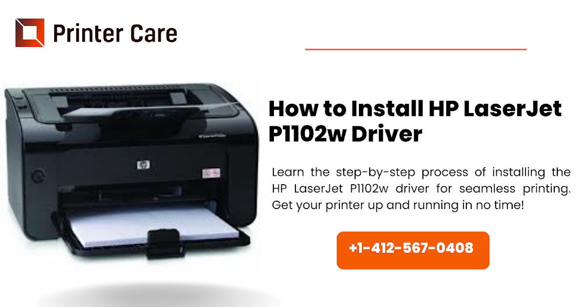 How to Install HP LaserJet P1102w Driver