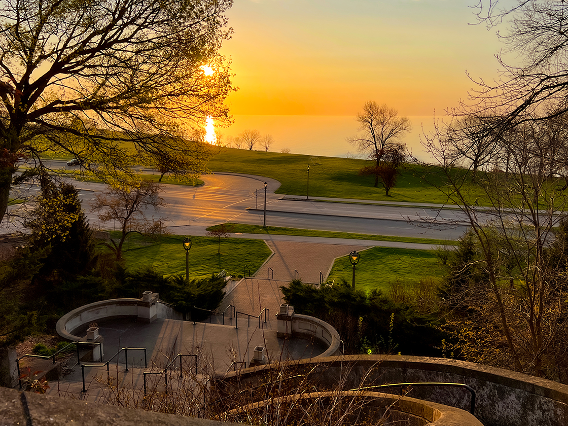 The Grand Staircase in Lake Park Milwaukee