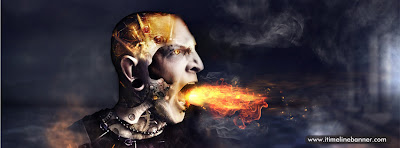 Fire with Anger Facebook Profile Cover