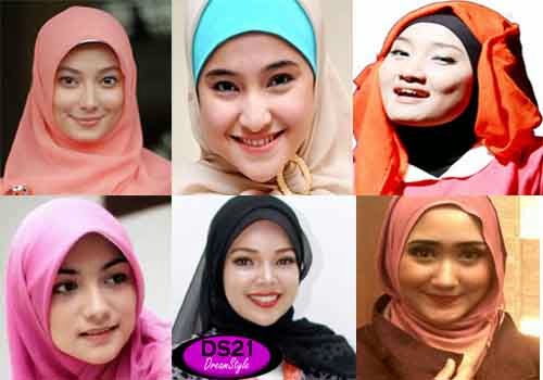 Cara Memakai Hijab Sesuai Dengan Bentuk Wajah (Wajah bulat, lonjong, persegi, oval, hati)