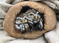 Piedras pintadas como animales