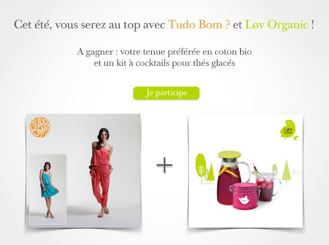 Jeu LovOrganic: gagnez votre tenue en coton bio et 1 kit à cocktails