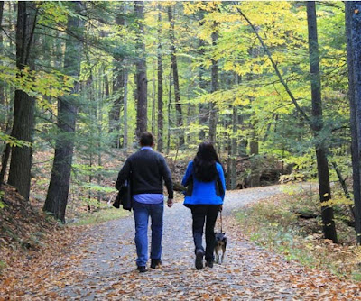 couple in forest