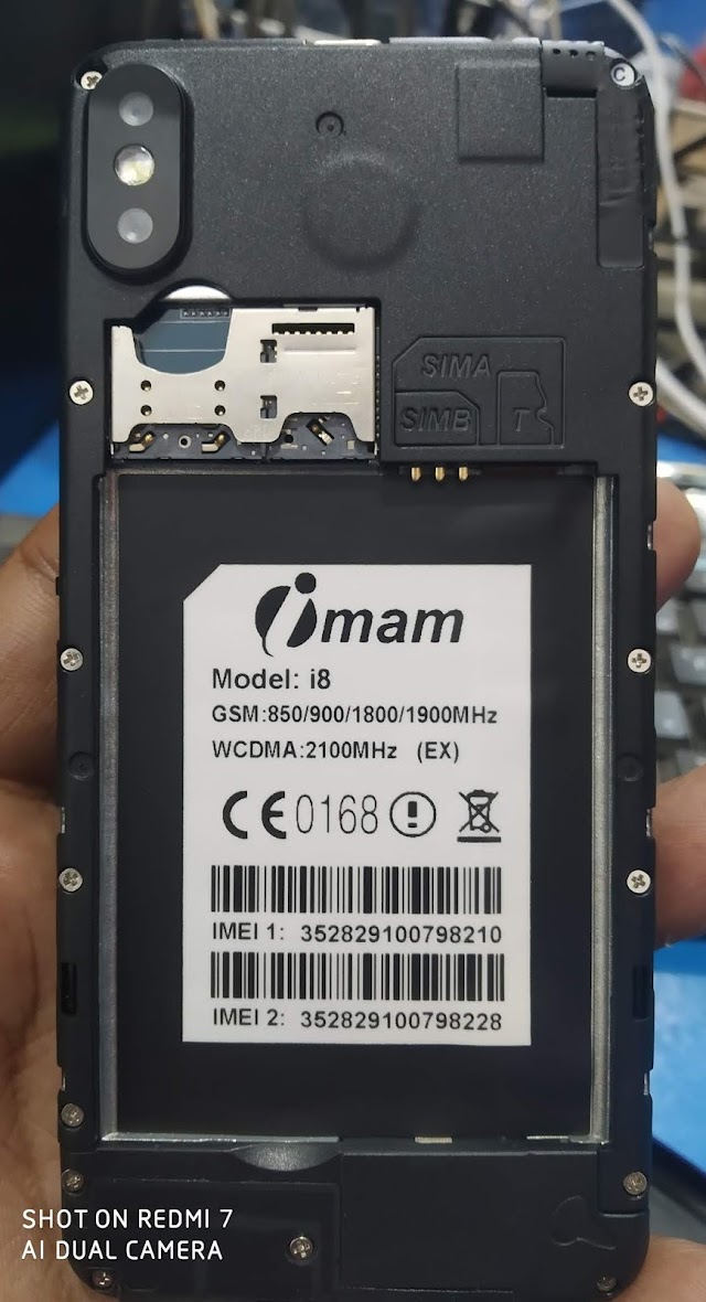 Imam i8 Flash File (EX) MT6580 Stock Firmware