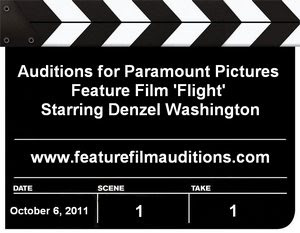 Paramount Pictures Flight Auditions Casting