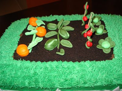 Birthday Cake Delivery on Meliscious   A Cooking Blog By Melissa  Vegetable Garden Cake