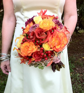 Autumn Wedding Bouquet by Stein Your Florist Co.