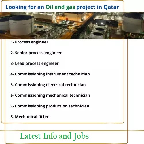 Looking for an Oil and gas project in Qatar