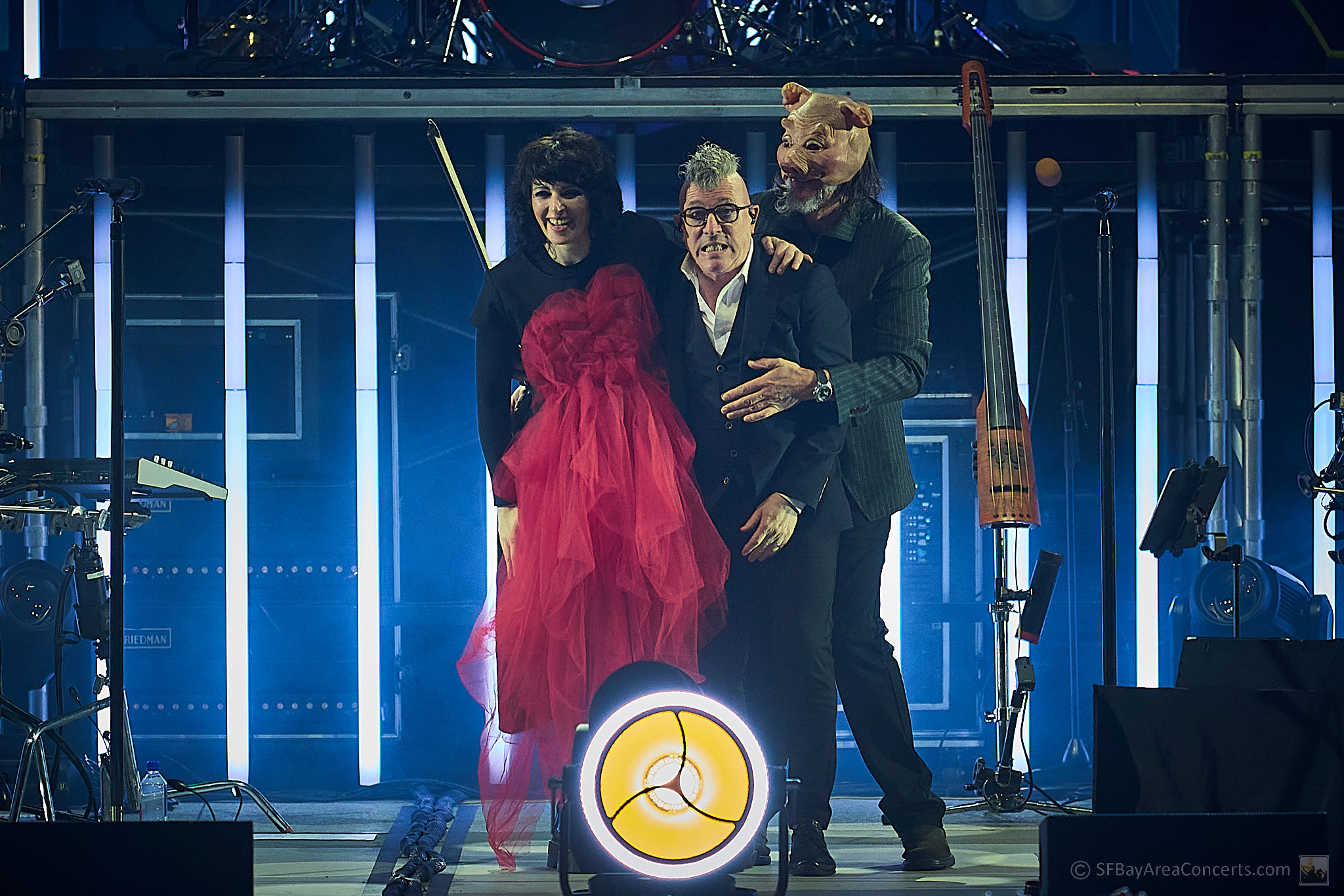 Carina Round, Maynard James Keenan, and Les Claypool @ the Greek Theatre (Photo: Kevin Keating)