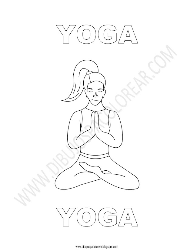 Dibujos Inglés - Español con Y: Yoga - Yoga