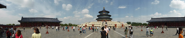 Panorámica de la plaza del Templo del Cielo