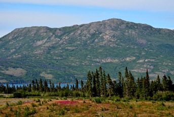 Klaune Lake east of the highway from our boondock site