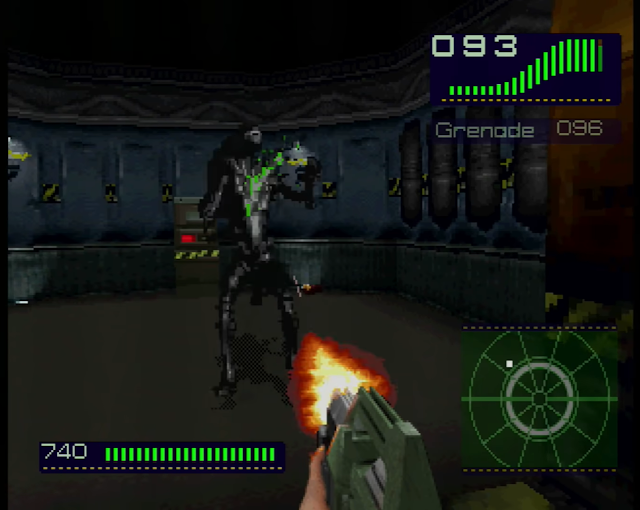 Alien Trilogy Sega Saturn screenshot