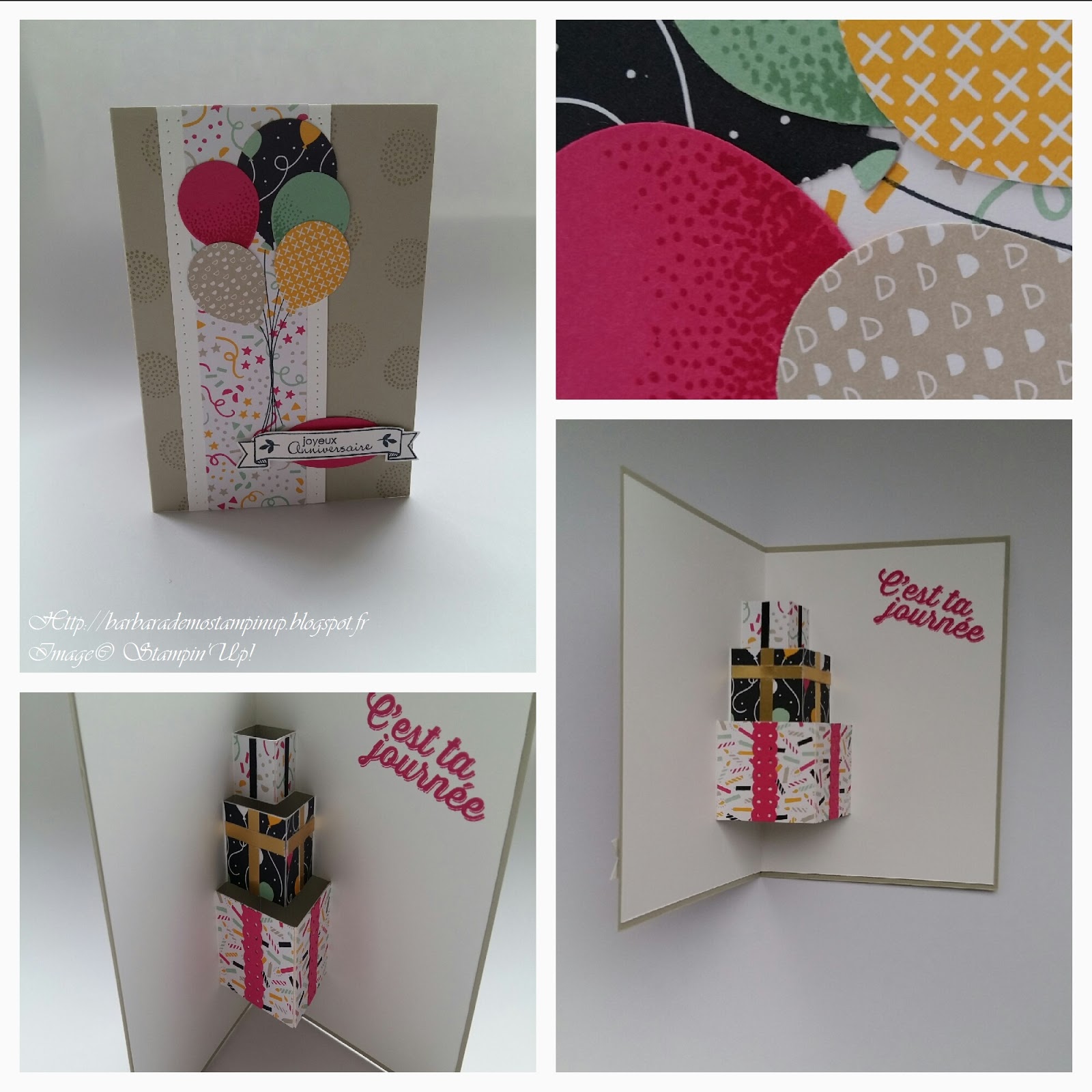 Le Scrap De Barbara Demonstratrice Stampin Up Carte D Anniversaire Pop Up Bouquet De Ballons Le Tutoriel En Video Le Scrap De Barbara Demonstratrice Stampin Up Carte D Anniversaire Pop Up Bouquet De Ballons Le Tutoriel En Video
