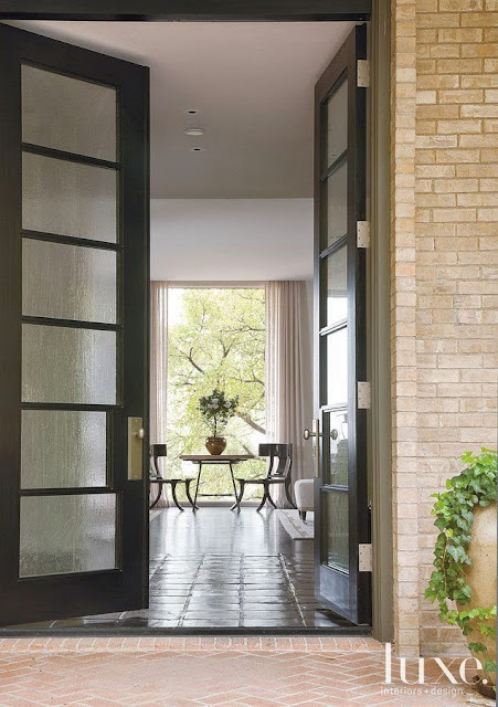 beautiful tall black interior exterior doors