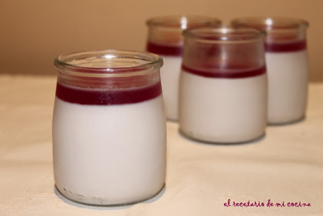 mousse de violetas