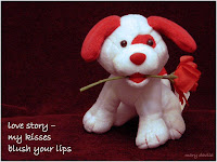 valentine puppy wish card