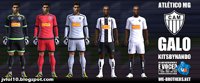 Kit do Atlético Mineiro 2011, é um clube brasileiro de futebol que atualmente ficou em 15º lugar na Série A do Campeonato Brasileiro 2011, permanecendo na elite do futebol brasileiro para PES 2012 Download, Baixar Uniforme do Atlético Mineiro 2011 para PES 2012