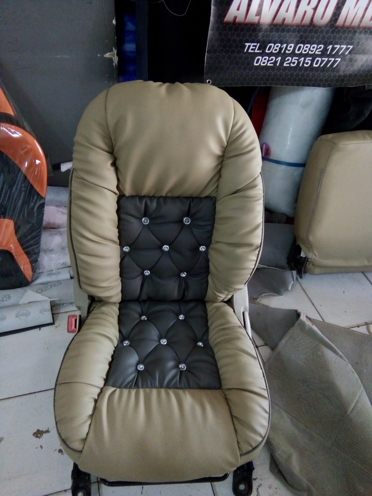 ALVARO JOK MOBIL INTERIOR CAR LEATHER SEAT VARIASI JOK DAN PLAFON