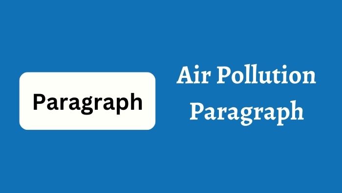 Air Pollution Paragraph