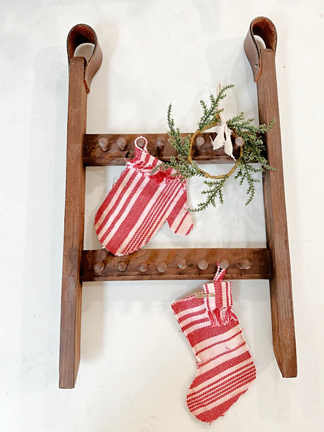stockings and ornament rack