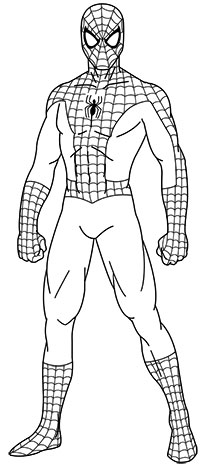 Mewarnai Gambar Sketsa Spiderman Terbaru KataUcap