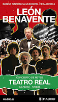 Concierto de León Benavente en el Teatro Real de Madrid el día de Reyes del 2023