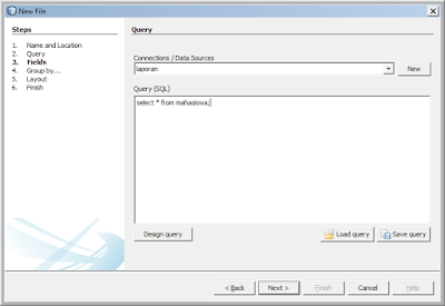 Kelas Informatika - Query Database Report Wizard Java