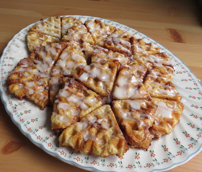 Cinnamon Roll Waffles