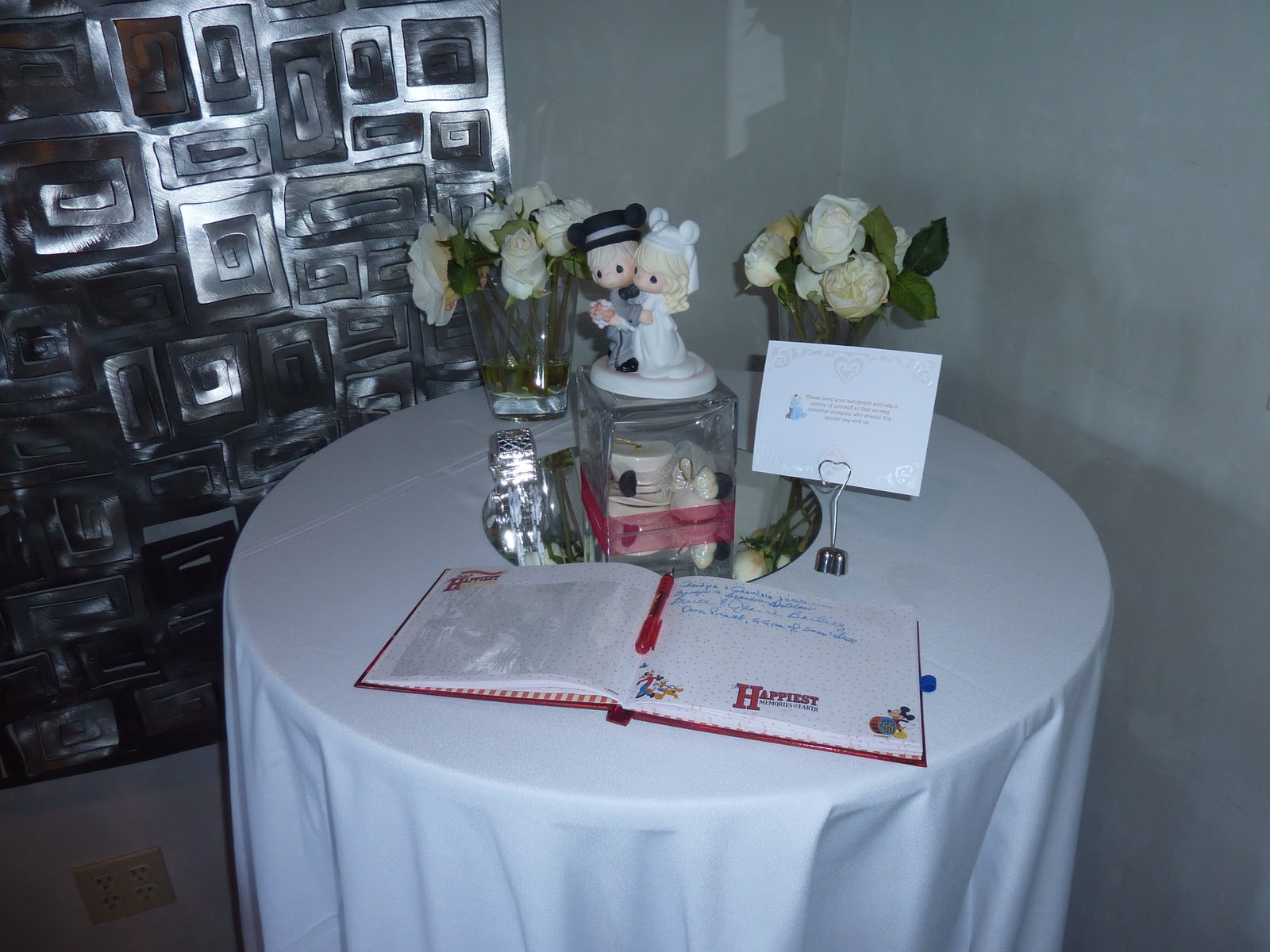 Wedding Guest Book Table