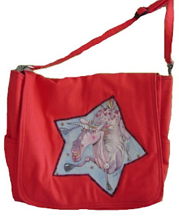 Unique Unicorn Red Bag