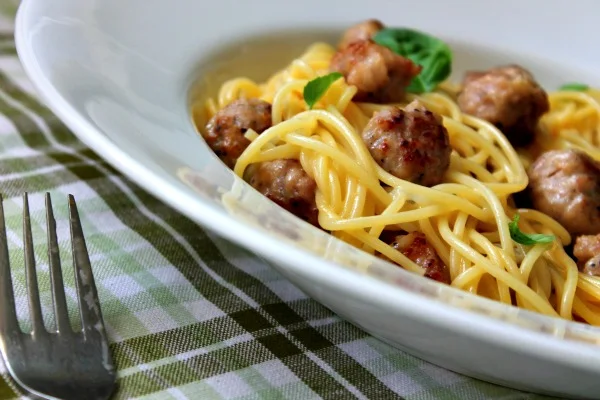 Sausage Carbonara