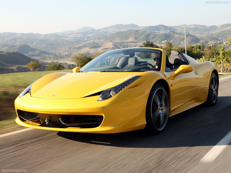 The new Ferrari 458 Spider joins the 458 Italia widening the range of