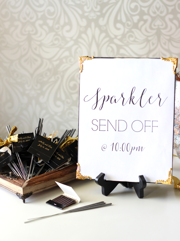 DIY Sparkler Send Off