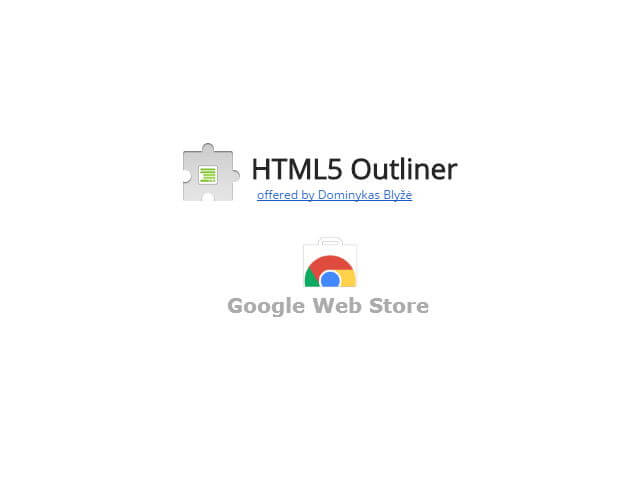 [外掛] Chrome 擴充：HTML5 Outliner 抓取網站標題節元素生成大綱結構_001