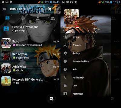 BBM Mod NARUTO Shippuden