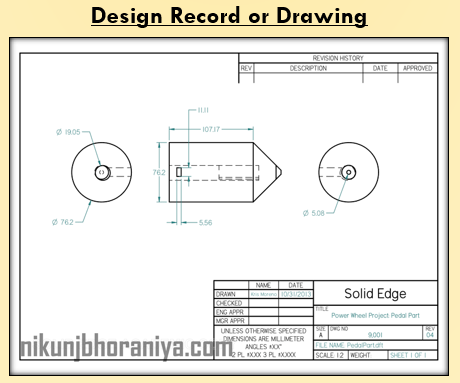 Design Record or Drawing