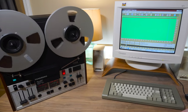 Loading PC Games from Reel to Reel Tape