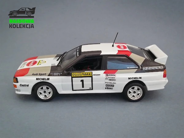 IXO Eaglemoss Audi Quattro A2 1000 lakes rally 1983