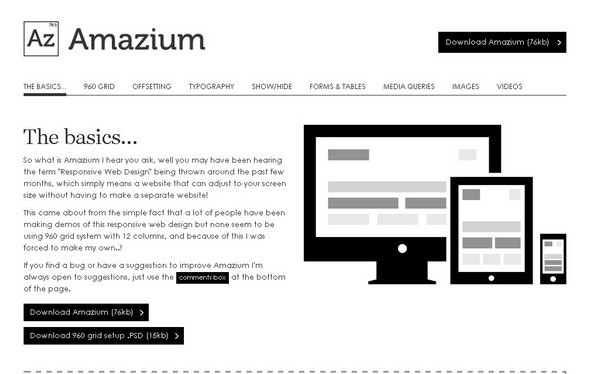 Amazium Responsive Framework