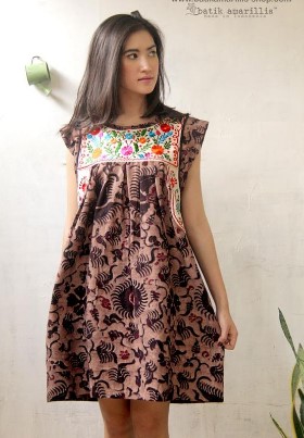 15 Contoh Model  Baju  Batik  Santai  Simpel Elegan Modern 2019