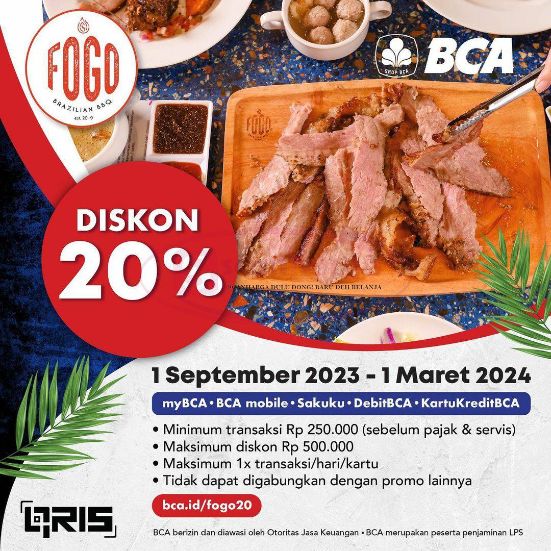 Promo Fogo BCA – Diskon 20%