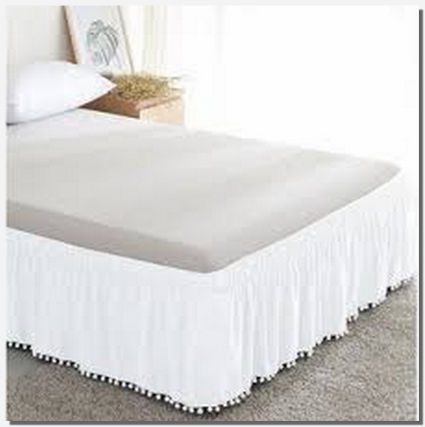 How do detachable bed skirts work